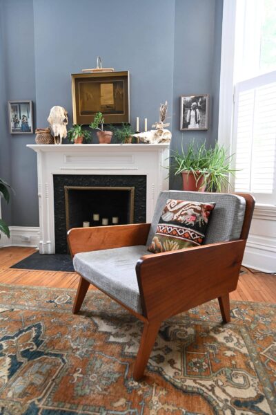 Custom wooden arm chair - Fayette Park Reconstruction