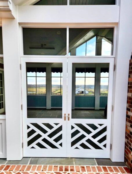 Stamping Ground screen porch double doors