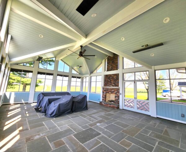 Stamping Ground screen porch interior
