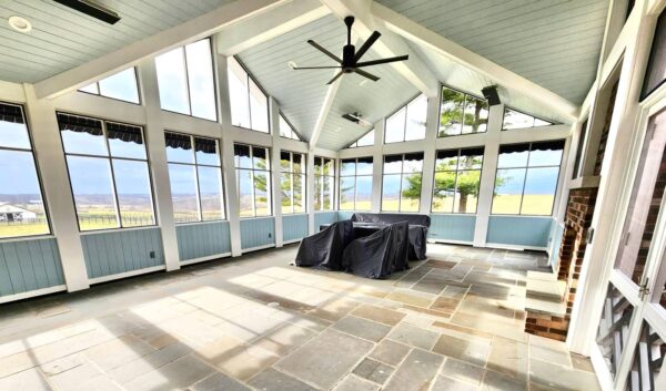 Interior of screen porch addition - Stamping Ground
